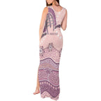 Personalised Australia NAIDOC Week Dhari Aboriginal Art Tank Maxi Dress