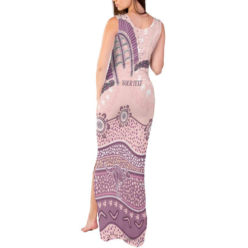 Personalised Australia NAIDOC Week Dhari Aboriginal Art Tank Maxi Dress