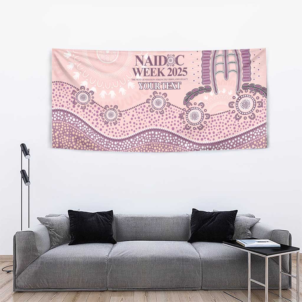 Personalised Australia NAIDOC Week Dhari Aboriginal Art Tapestry
