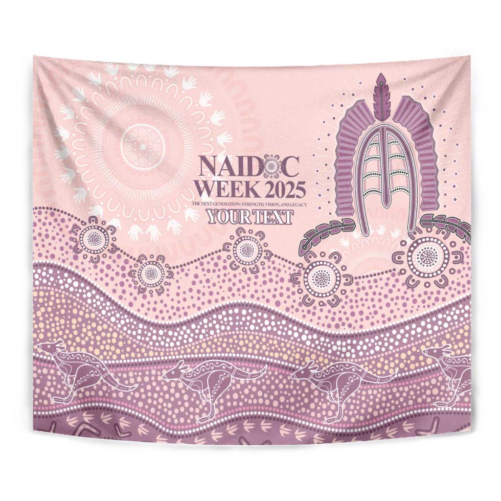 Personalised Australia NAIDOC Week Dhari Aboriginal Art Tapestry