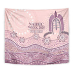 Personalised Australia NAIDOC Week Dhari Aboriginal Art Tapestry
