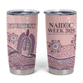 Personalised Australia NAIDOC Week Dhari Aboriginal Art Tumbler Cup