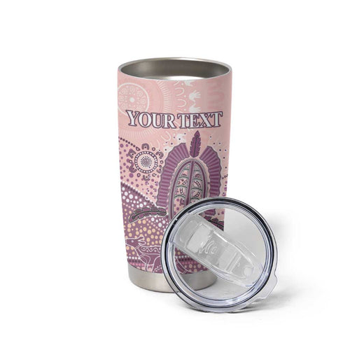 Personalised Australia NAIDOC Week Dhari Aboriginal Art Tumbler Cup
