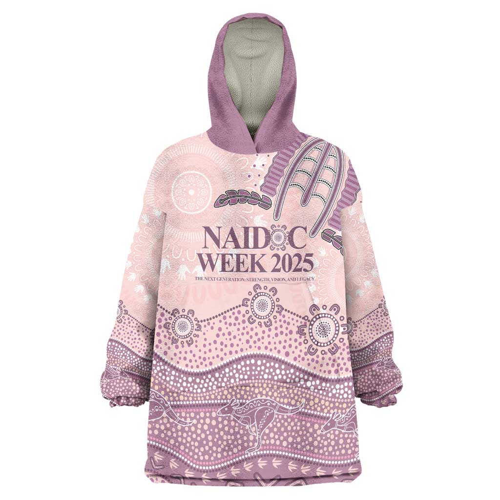 Personalised Australia NAIDOC Week Dhari Aboriginal Art Wearable Blanket Hoodie