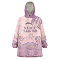 Personalised Australia NAIDOC Week Dhari Aboriginal Art Wearable Blanket Hoodie
