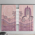 Personalised Australia NAIDOC Week Dhari Aboriginal Art Window Curtain