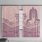 Personalised Australia NAIDOC Week Dhari Aboriginal Art Window Curtain