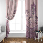 Personalised Australia NAIDOC Week Dhari Aboriginal Art Window Curtain