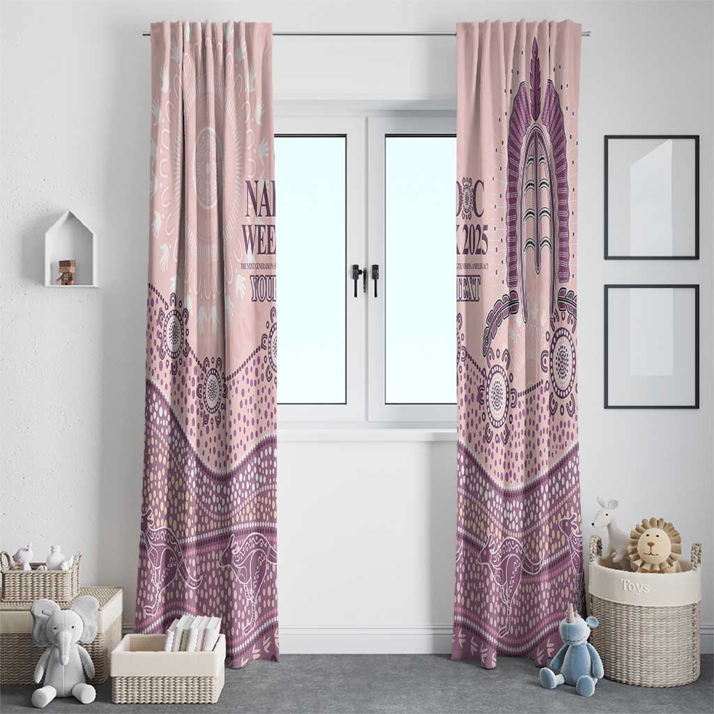 Personalised Australia NAIDOC Week Dhari Aboriginal Art Window Curtain