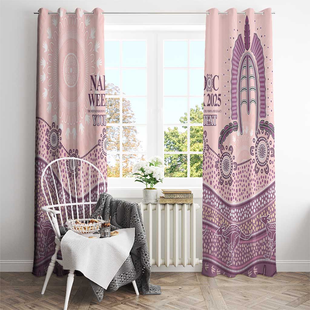 Personalised Australia NAIDOC Week Dhari Aboriginal Art Window Curtain