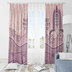 Personalised Australia NAIDOC Week Dhari Aboriginal Art Window Curtain