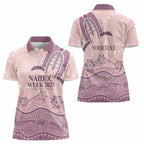 Personalised Australia NAIDOC Week Dhari Aboriginal Art Women Polo Shirt