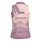 Personalised Australia NAIDOC Week Dhari Aboriginal Art Women Sleeveless Polo Shirt
