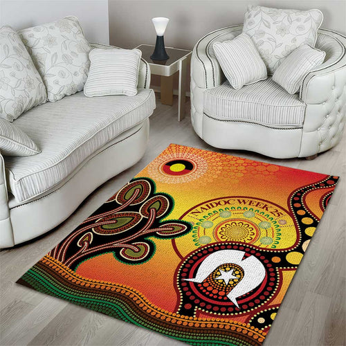 Australia NAIDOC Week Area Rug The Next Generation Strength Vision And Legacy