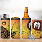 Australia NAIDOC Week 4 in 1 Can Cooler Tumbler The Next Generation Strength Vision And Legacy