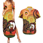 Australia NAIDOC Week Couples Matching Summer Maxi Dress and Hawaiian Shirt The Next Generation Strength Vision And Legacy