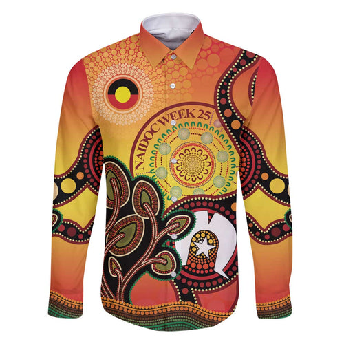 Australia NAIDOC Week Family Matching Off The Shoulder Long Sleeve Dress and Hawaiian Shirt The Next Generation Strength Vision And Legacy