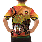 Australia NAIDOC Week Family Matching Off Shoulder Maxi Dress and Hawaiian Shirt The Next Generation Strength Vision And Legacy