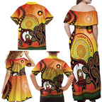 Australia NAIDOC Week Family Matching Off Shoulder Maxi Dress and Hawaiian Shirt The Next Generation Strength Vision And Legacy