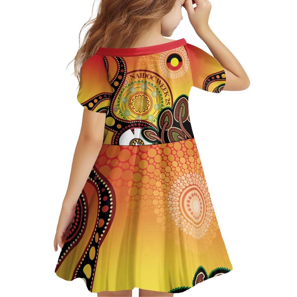 Australia NAIDOC Week Family Matching Off Shoulder Short Dress and Hawaiian Shirt The Next Generation Strength Vision And Legacy