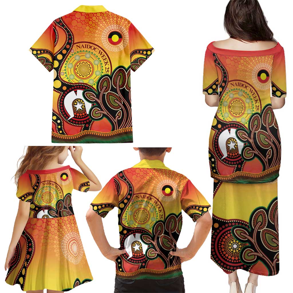 Australia NAIDOC Week Family Matching Puletasi and Hawaiian Shirt The Next Generation Strength Vision And Legacy