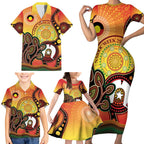 Australia NAIDOC Week Family Matching Short Sleeve Bodycon Dress and Hawaiian Shirt The Next Generation Strength Vision And Legacy