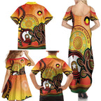 Australia NAIDOC Week Family Matching Summer Maxi Dress and Hawaiian Shirt The Next Generation Strength Vision And Legacy