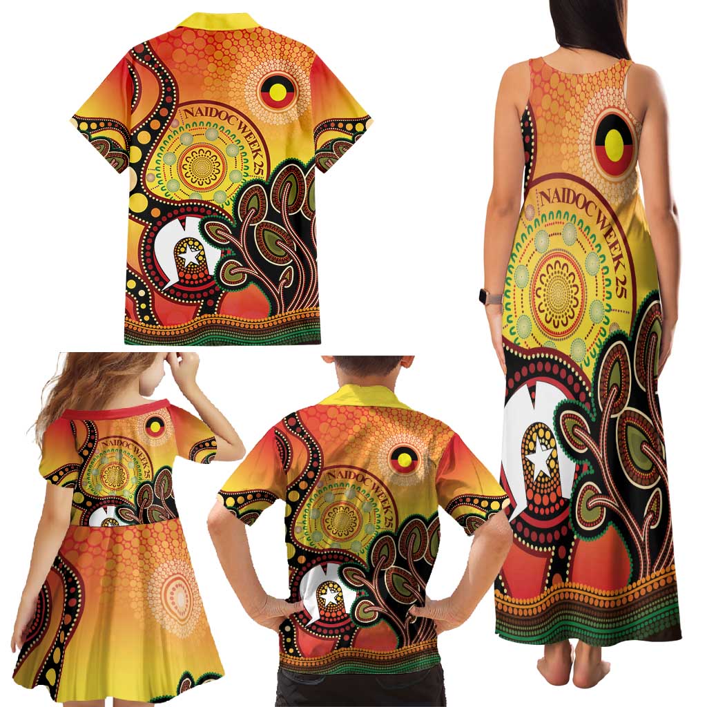 Australia NAIDOC Week Family Matching Tank Maxi Dress and Hawaiian Shirt The Next Generation Strength Vision And Legacy