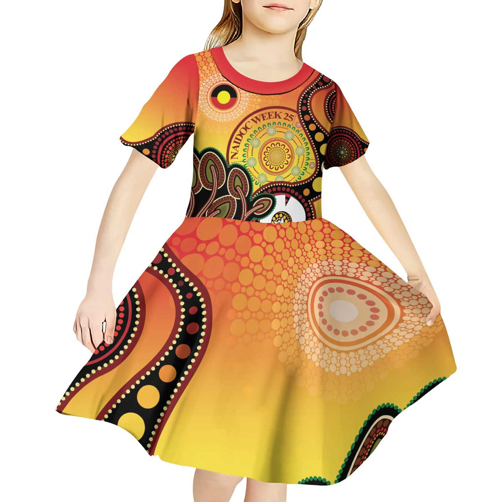 Australia NAIDOC Week Kid Short Sleeve Dress The Next Generation Strength Vision And Legacy