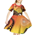 Australia NAIDOC Week Kid Short Sleeve Dress The Next Generation Strength Vision And Legacy