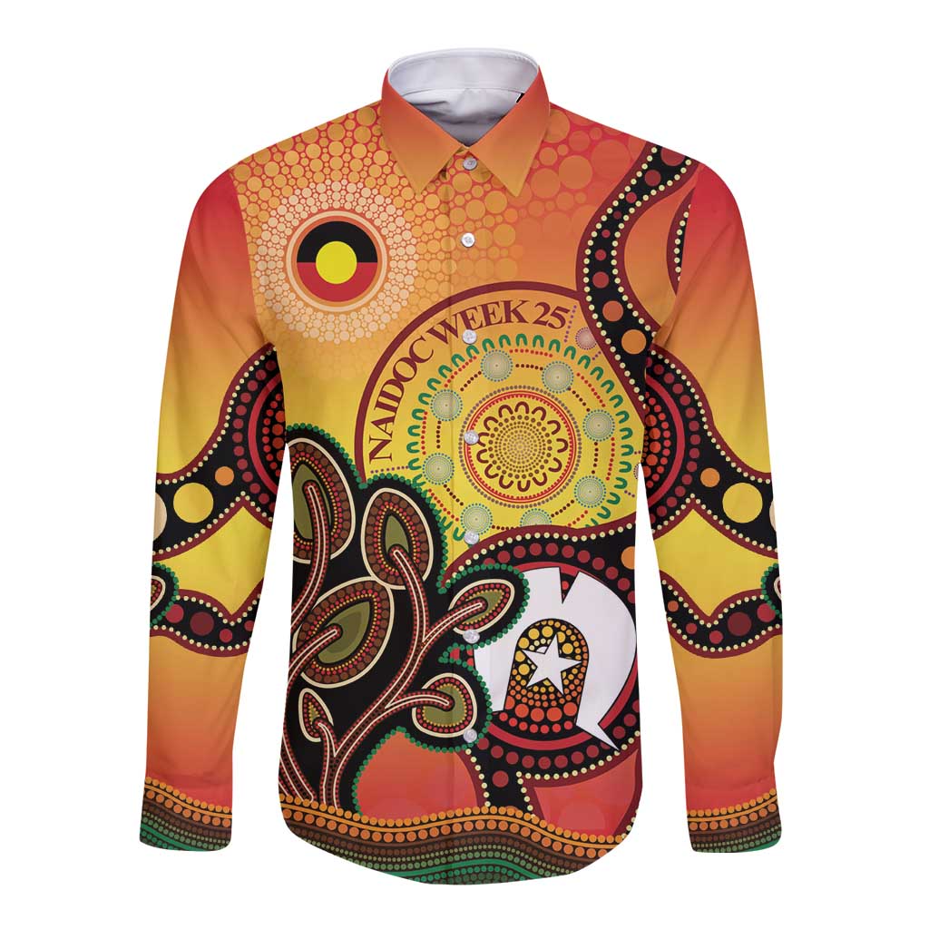Australia NAIDOC Week Long Sleeve Button Shirt The Next Generation Strength Vision And Legacy
