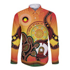 Australia NAIDOC Week Long Sleeve Button Shirt The Next Generation Strength Vision And Legacy