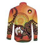 Australia NAIDOC Week Long Sleeve Button Shirt The Next Generation Strength Vision And Legacy