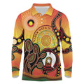 Australia NAIDOC Week Long Sleeve Polo Shirt The Next Generation Strength Vision And Legacy