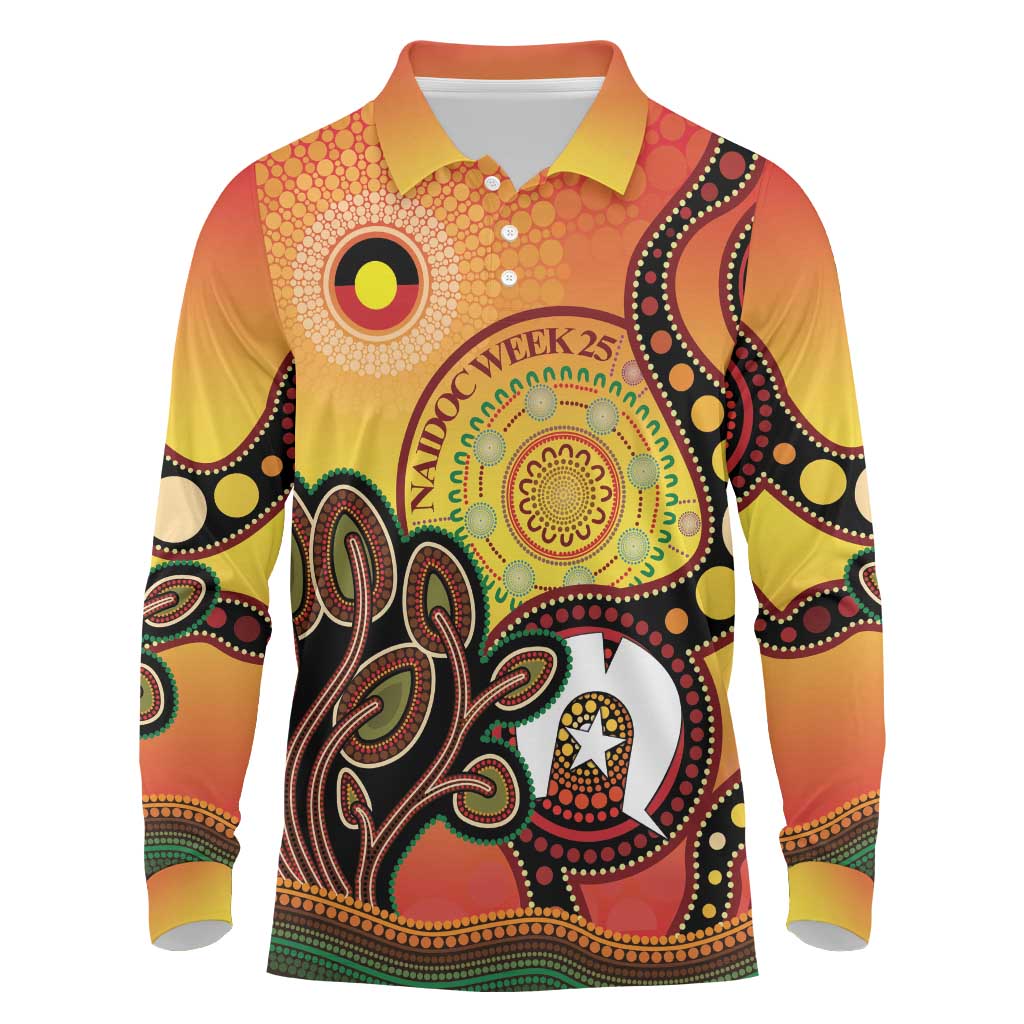 Australia NAIDOC Week Long Sleeve Polo Shirt The Next Generation Strength Vision And Legacy
