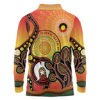 Australia NAIDOC Week Long Sleeve Polo Shirt The Next Generation Strength Vision And Legacy