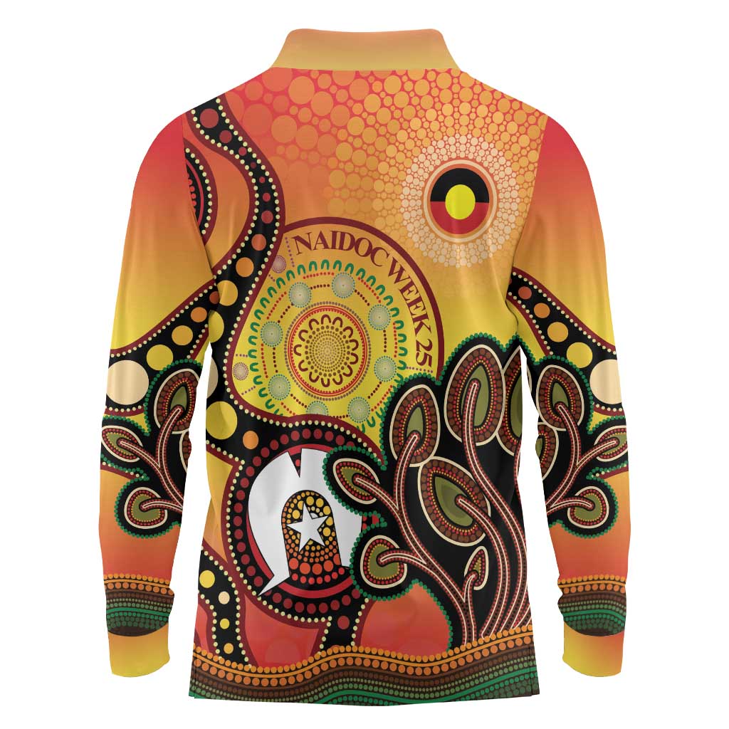 Australia NAIDOC Week Long Sleeve Polo Shirt The Next Generation Strength Vision And Legacy