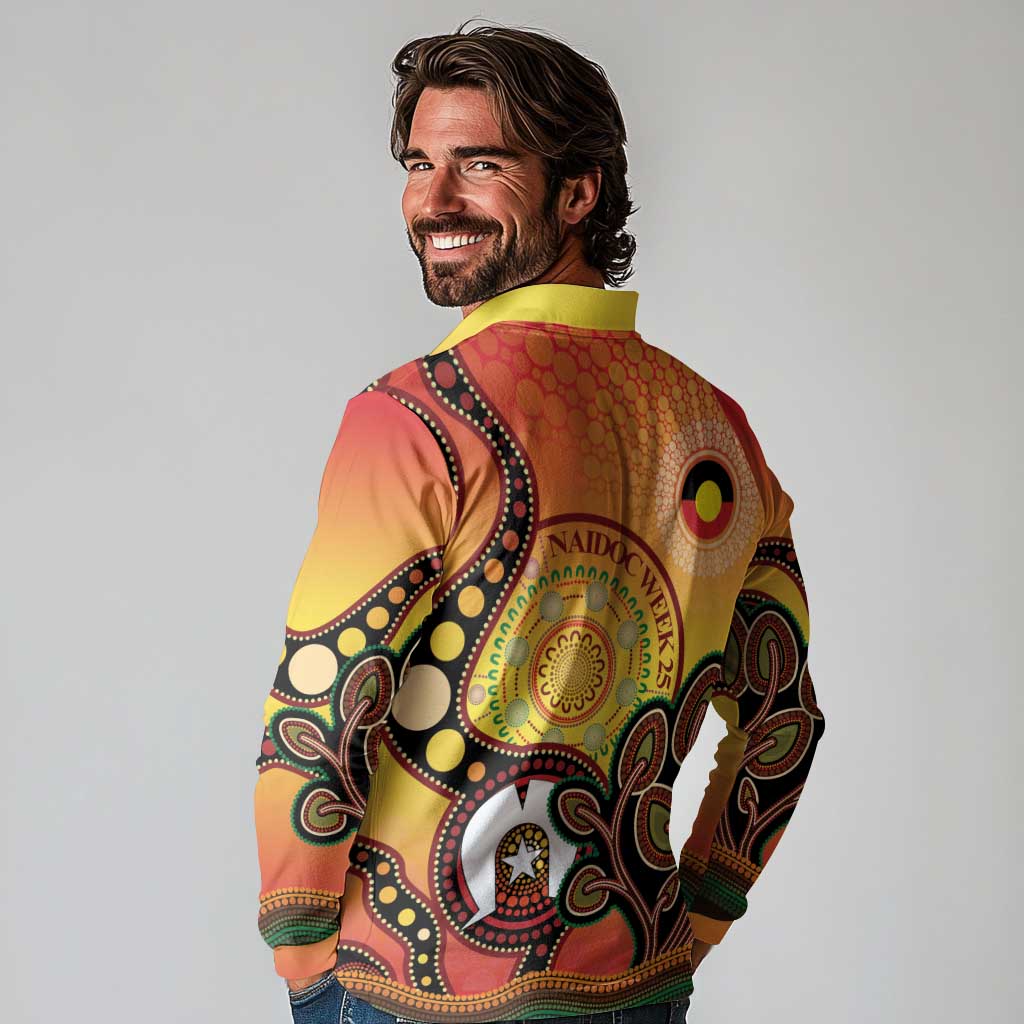 Australia NAIDOC Week Long Sleeve Polo Shirt The Next Generation Strength Vision And Legacy