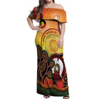 Australia NAIDOC Week Off Shoulder Maxi Dress The Next Generation Strength Vision And Legacy