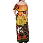 Australia NAIDOC Week Off Shoulder Maxi Dress The Next Generation Strength Vision And Legacy