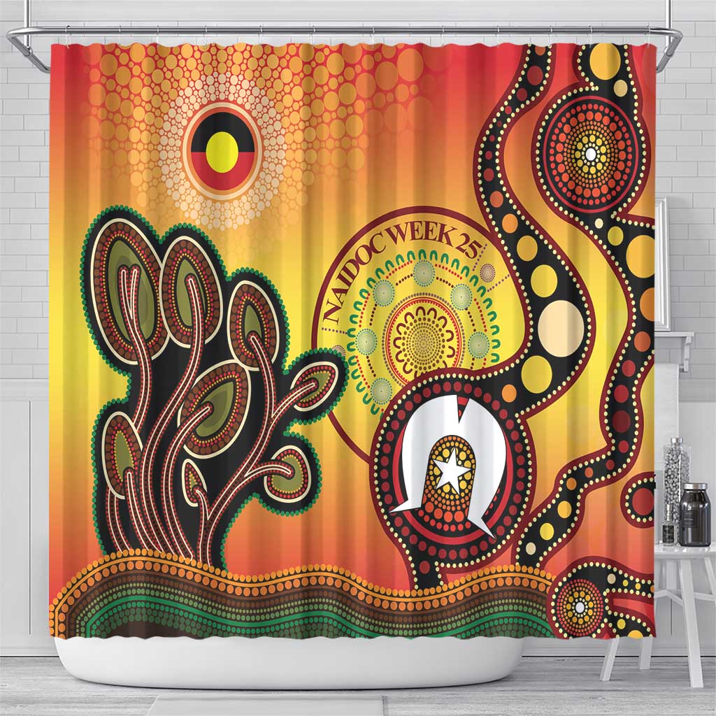 Australia NAIDOC Week Shower Curtain The Next Generation Strength Vision And Legacy