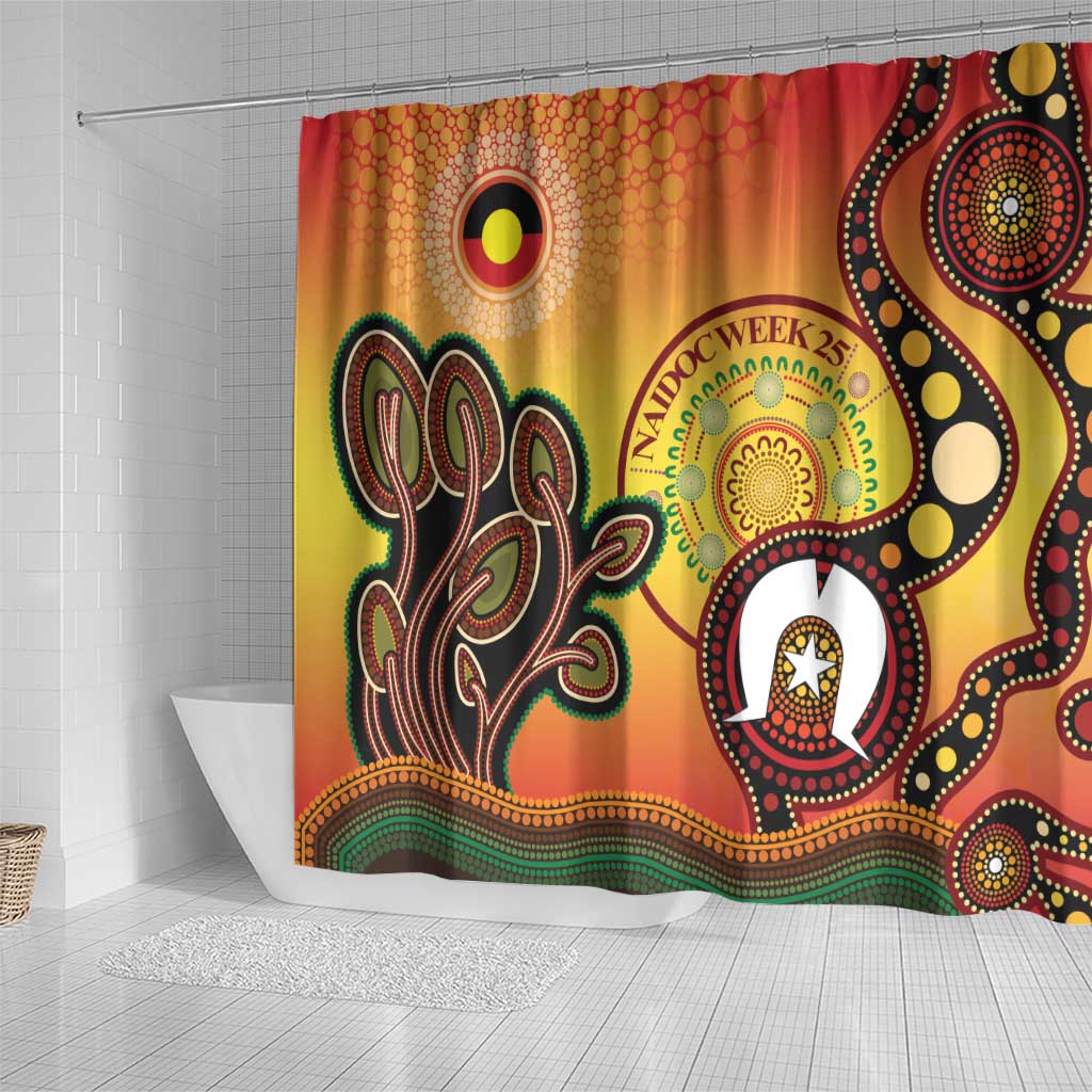 Australia NAIDOC Week Shower Curtain The Next Generation Strength Vision And Legacy