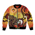 Australia NAIDOC Week Sleeve Zip Bomber Jacket The Next Generation Strength Vision And Legacy