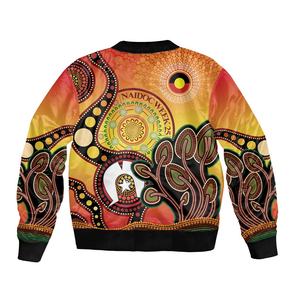 Australia NAIDOC Week Sleeve Zip Bomber Jacket The Next Generation Strength Vision And Legacy