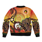 Australia NAIDOC Week Sleeve Zip Bomber Jacket The Next Generation Strength Vision And Legacy
