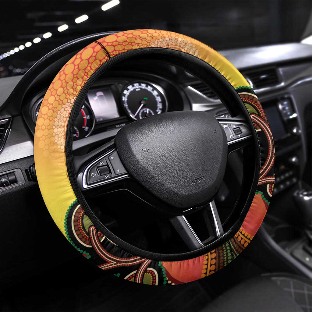 Australia NAIDOC Week Steering Wheel Cover The Next Generation Strength Vision And Legacy
