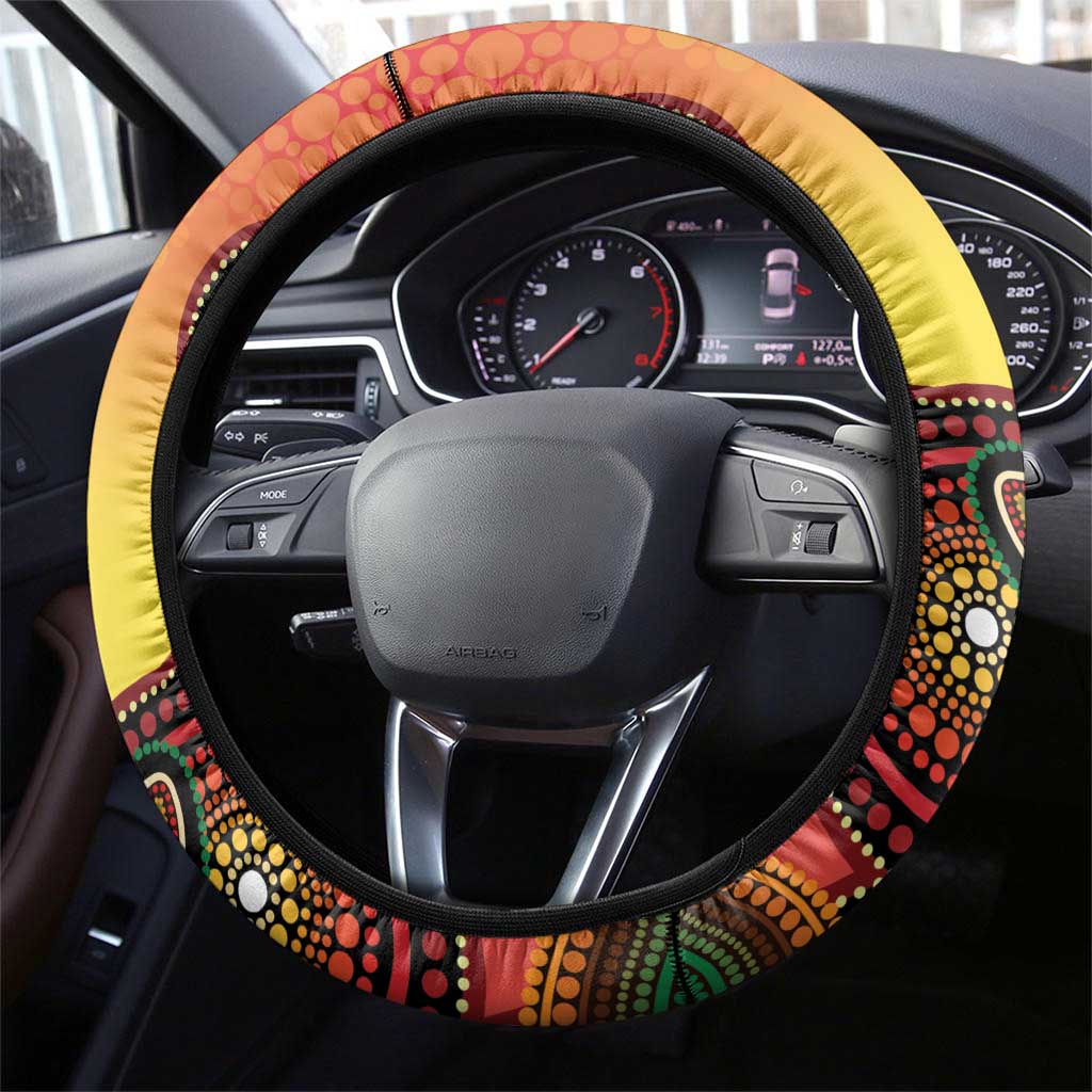 Australia NAIDOC Week Steering Wheel Cover The Next Generation Strength Vision And Legacy