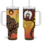 Australia NAIDOC Week Tumbler With Handle The Next Generation Strength Vision And Legacy