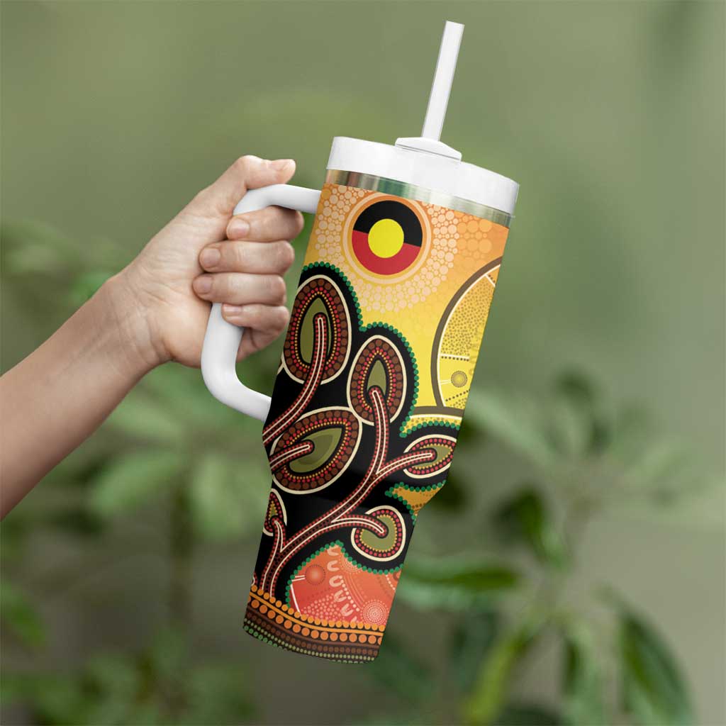 Australia NAIDOC Week Tumbler With Handle The Next Generation Strength Vision And Legacy