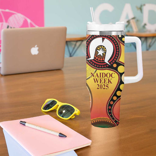 Australia NAIDOC Week Tumbler With Handle The Next Generation Strength Vision And Legacy